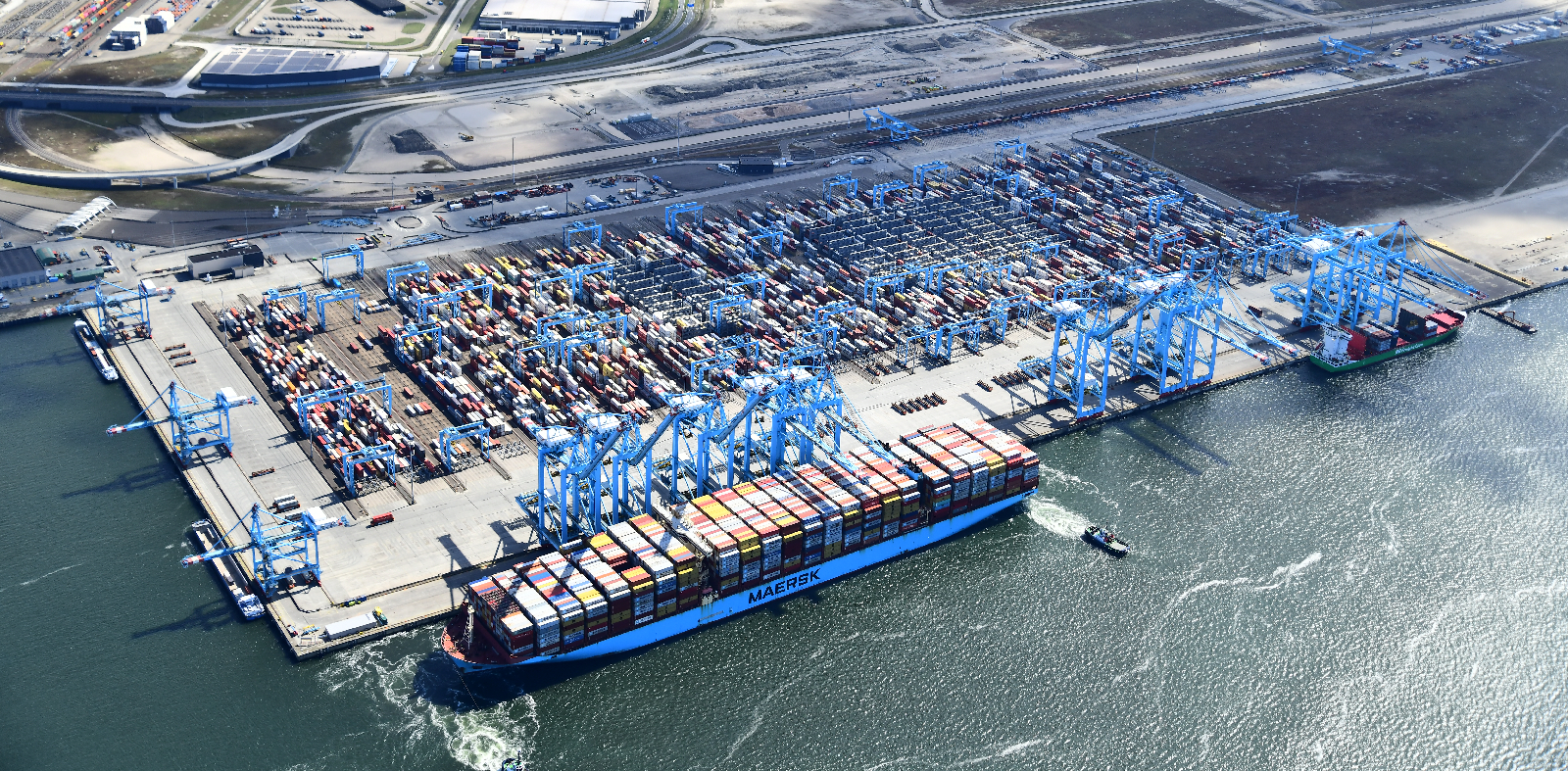 Maasvlakte II aerial view